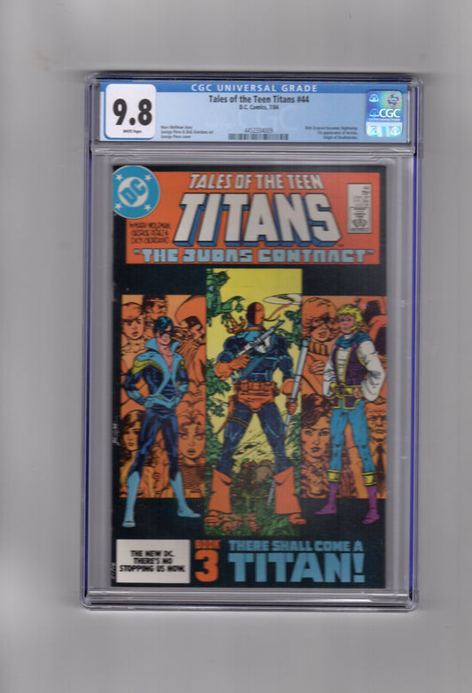 DC Comics CGC Comic TALES OF THE TEEN TITANS #44 CGC 9.8