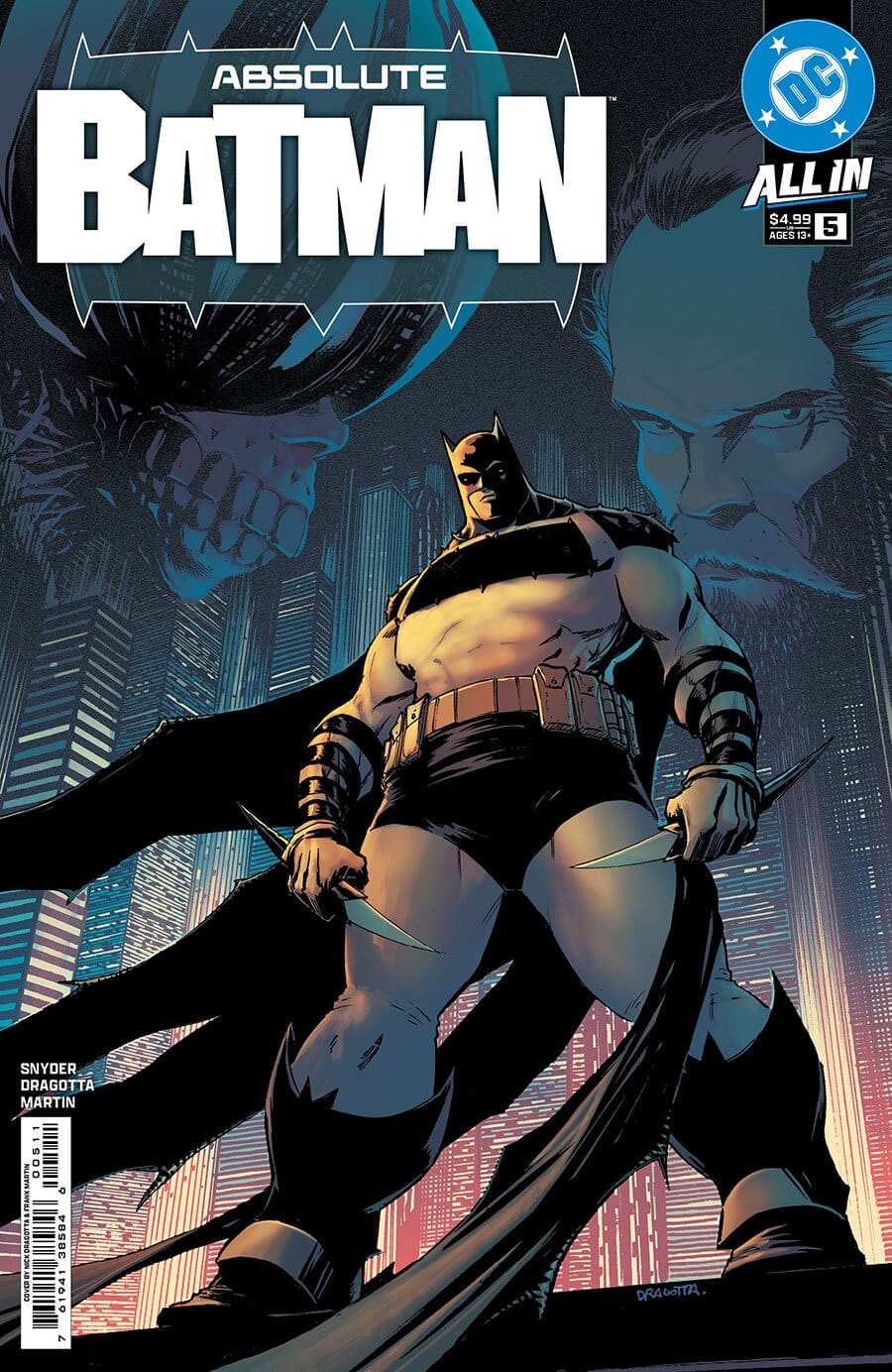 DC Comics COMIC BOOK Absolute Batman #5 - CVR A 1ST PRINT (VF/NM)