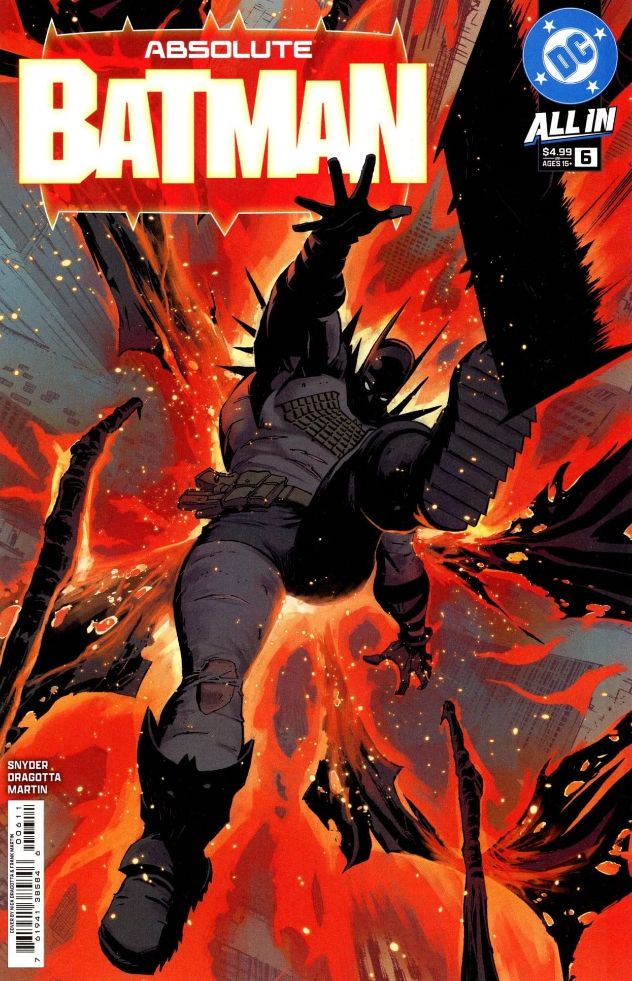 DC Comics COMIC BOOK Absolute Batman #6 - CVR A 1ST PRINT (VF/NM)