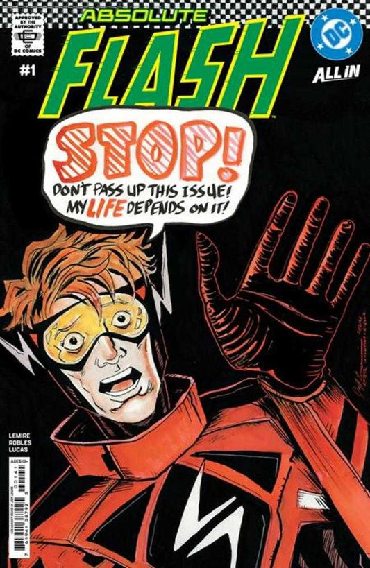 DC Comics COMIC BOOK Absolute Flash #1 Cover I 1 in 25 Jeff Lemire Card Stock Variant