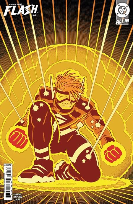 DC Comics COMIC BOOK ABSOLUTE FLASH #4 CVR D INC 1:25 ANDREW MACLEAN CARD STOCK VAR