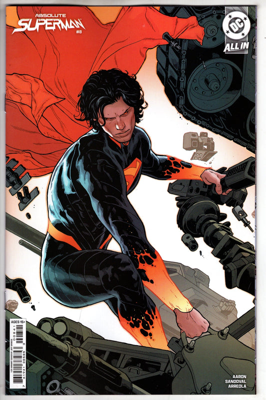 DC Comics COMIC BOOK ABSOLUTE SUPERMAN #8 CVR D INC 1:25 JEFF SPOKES CARD STOCK VAR