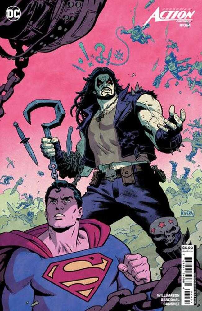 DC Comics COMIC BOOK Action Comics #1064 Cover C Paolo Rivera Card Stock Variant (House Of Brainiac)