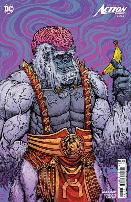 DC Comics COMIC BOOK Action Comics #1064 Cover E Maria Wolf April Fools Ultra-Humanite Card Stock Variant (House Of Brainiac)