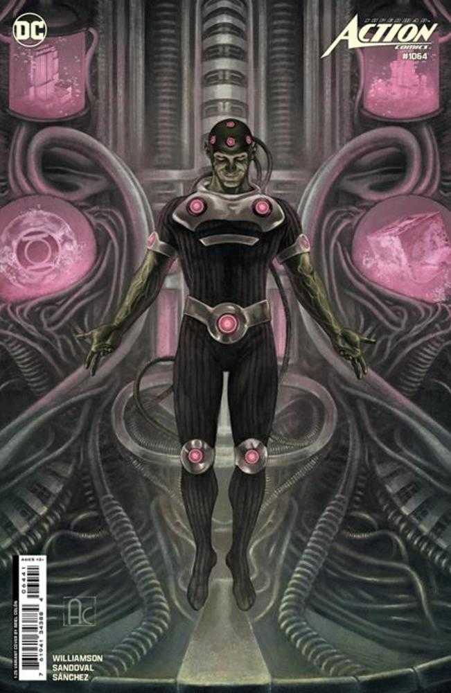 DC Comics COMIC BOOK Action Comics #1064 Cover F 1 in 25 Ariel Colon Card Stock Variant (House Of Brainiac)