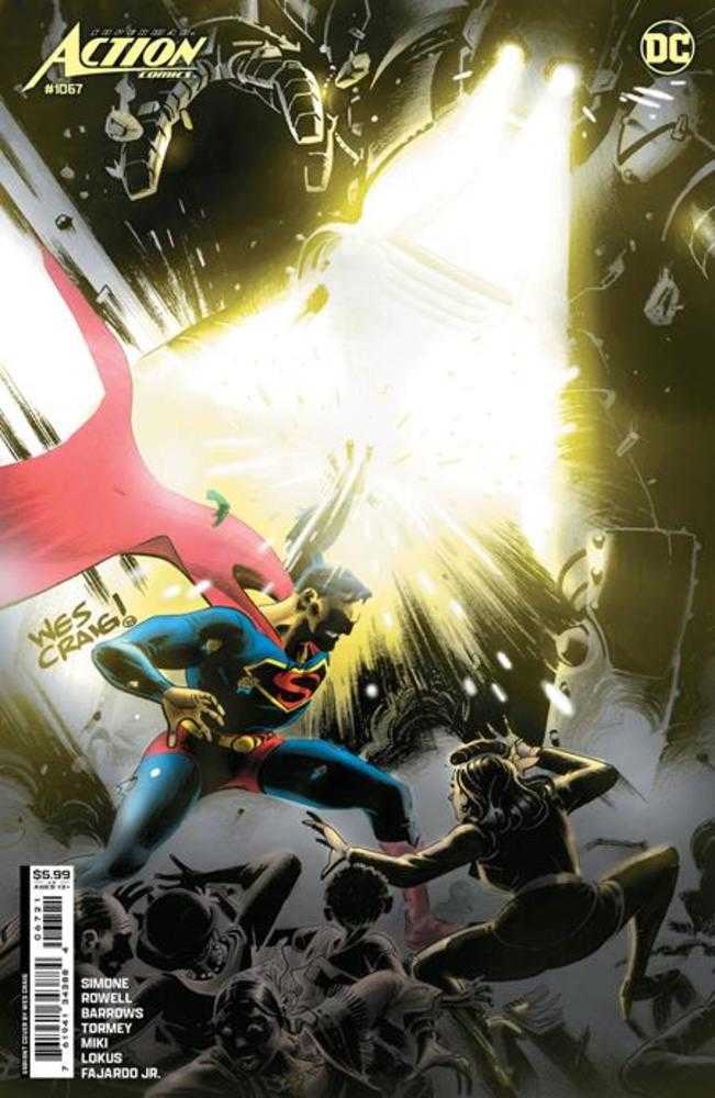DC Comics COMIC BOOK Action Comics #1067 Cover B Wes Craig Card Stock Variant