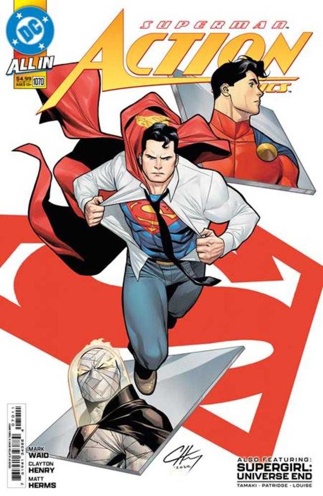 DC Comics COMIC BOOK Action Comics #1070 Cover A Clayton Henry