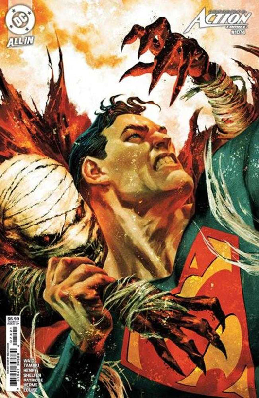 DC Comics COMIC BOOK Action Comics #1074 Cover B Sebastian Fiumara Card Stock Variant