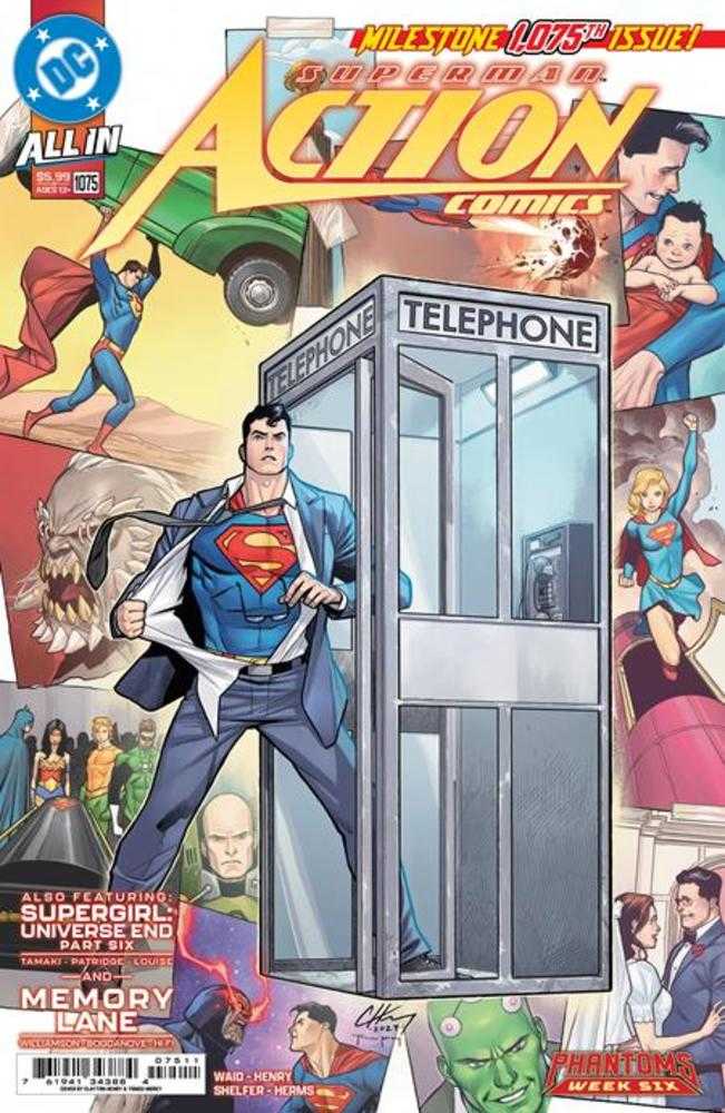 DC Comics COMIC BOOK Action Comics #1075 Cover A Clayton Henry