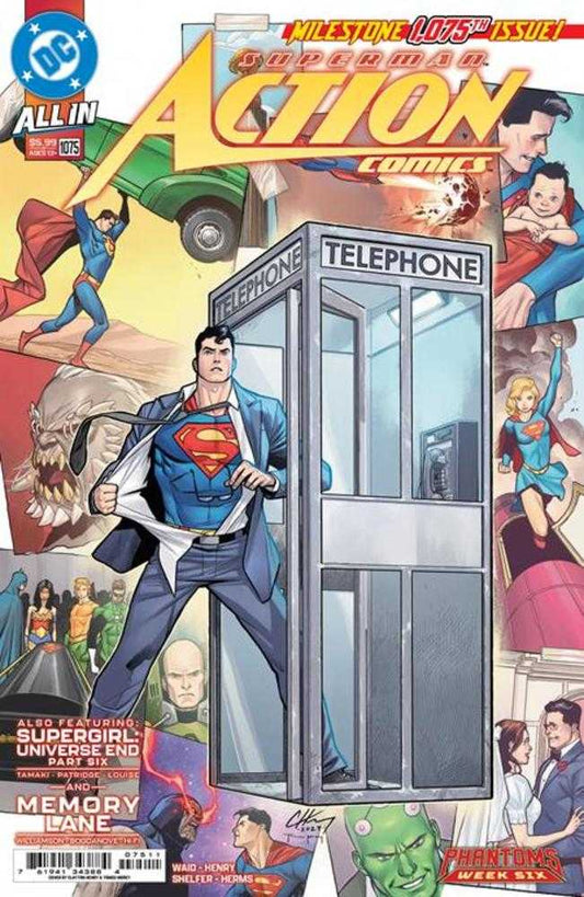 DC Comics COMIC BOOK Action Comics #1075 Cover A Clayton Henry
