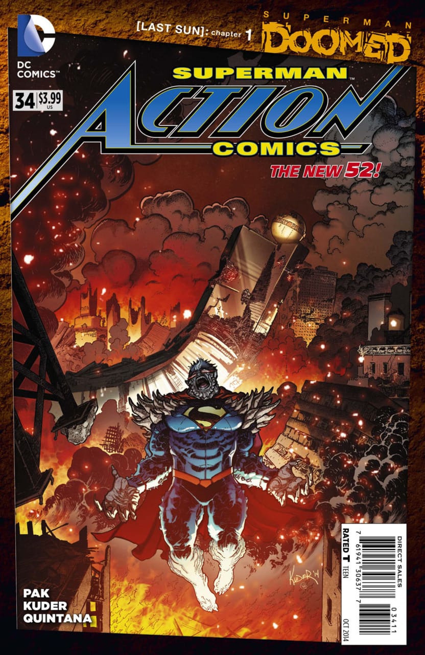 DC Comics COMIC BOOK Action Comics #34 (VF)