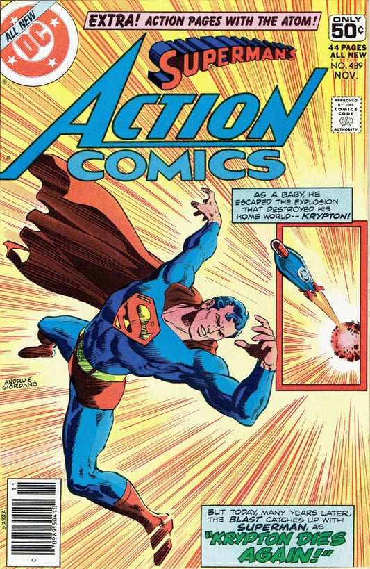 DC Comics COMIC BOOK Action Comics #489 (VG)