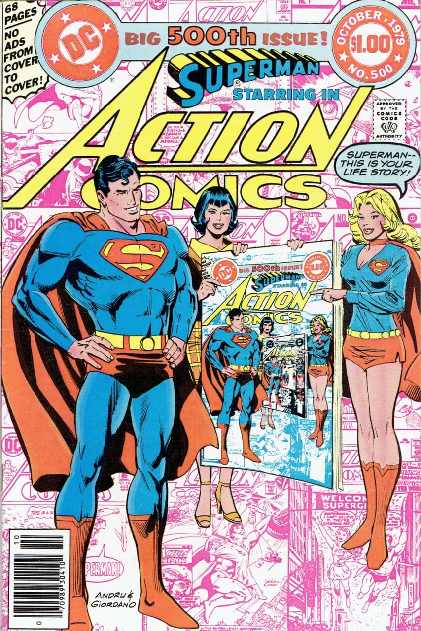 DC Comics COMIC BOOK Action Comics #500 (VG)