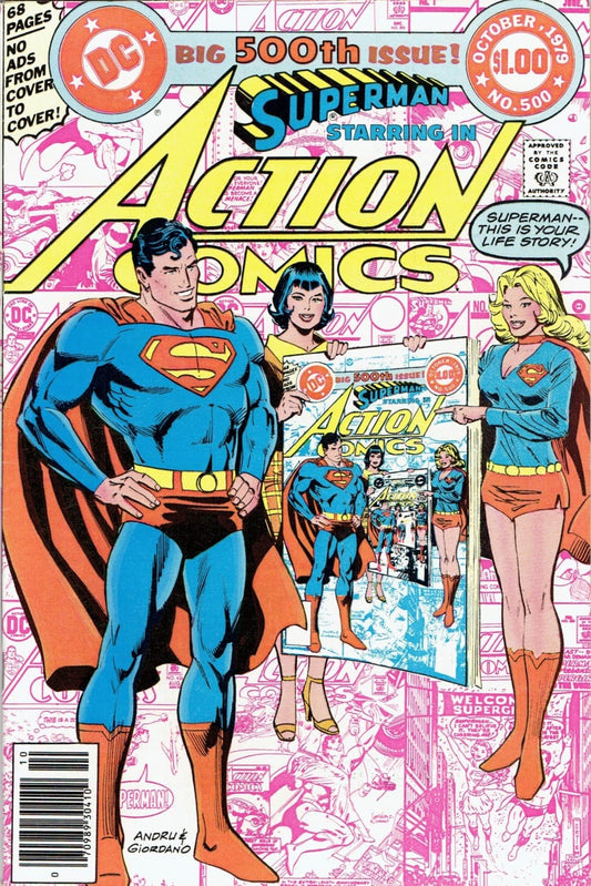 DC Comics COMIC BOOK Action Comics #500 (VG)