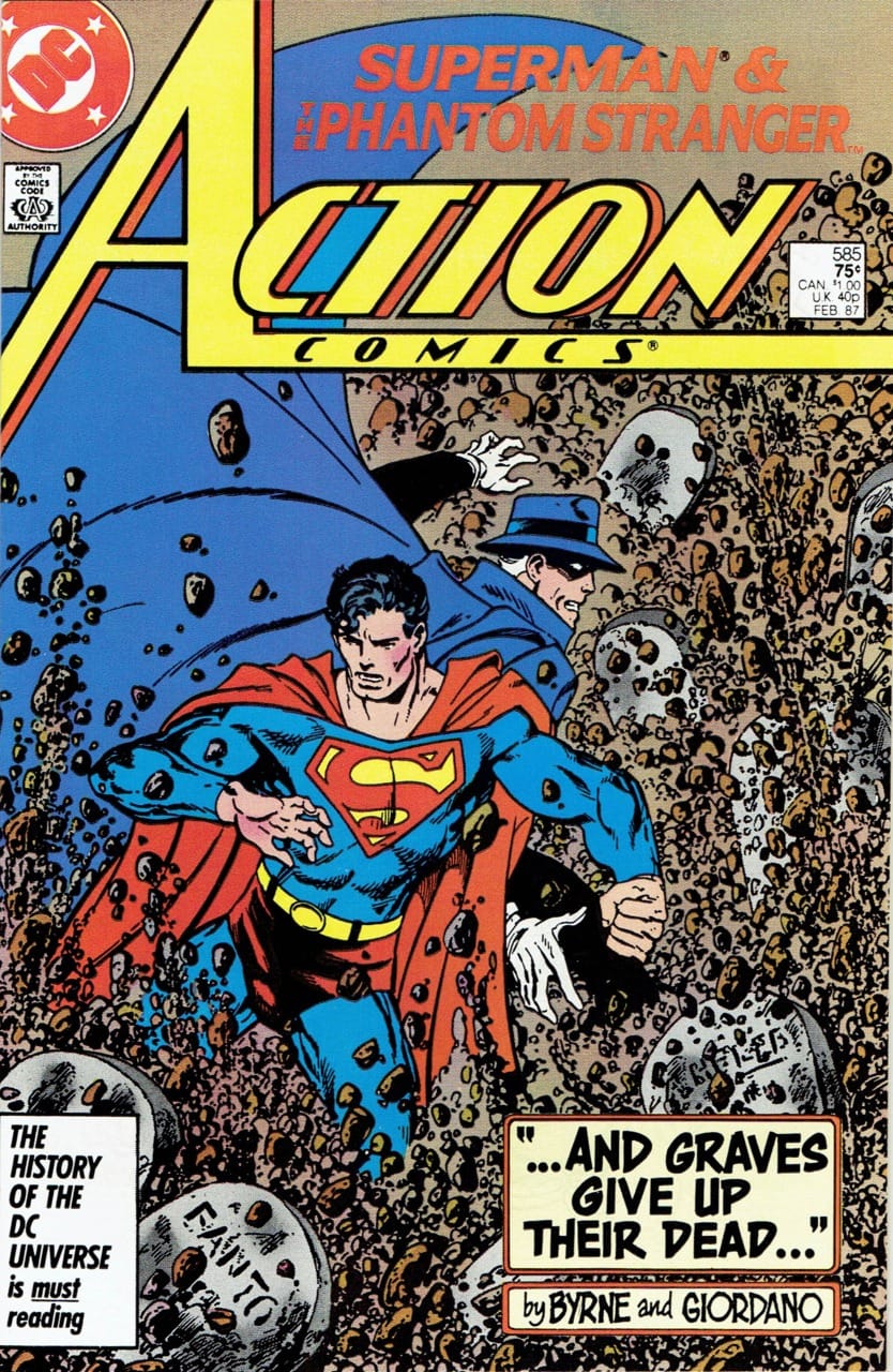 DC Comics COMIC BOOK Action Comics #585 - And Graves Give Up Their Dead ... (VF)