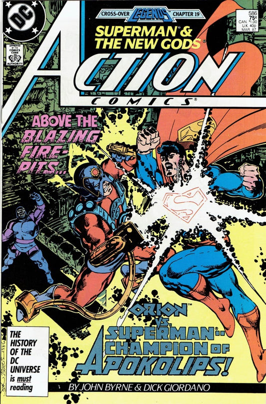 DC Comics COMIC BOOK Action Comics #586 - The Champion! (VF)