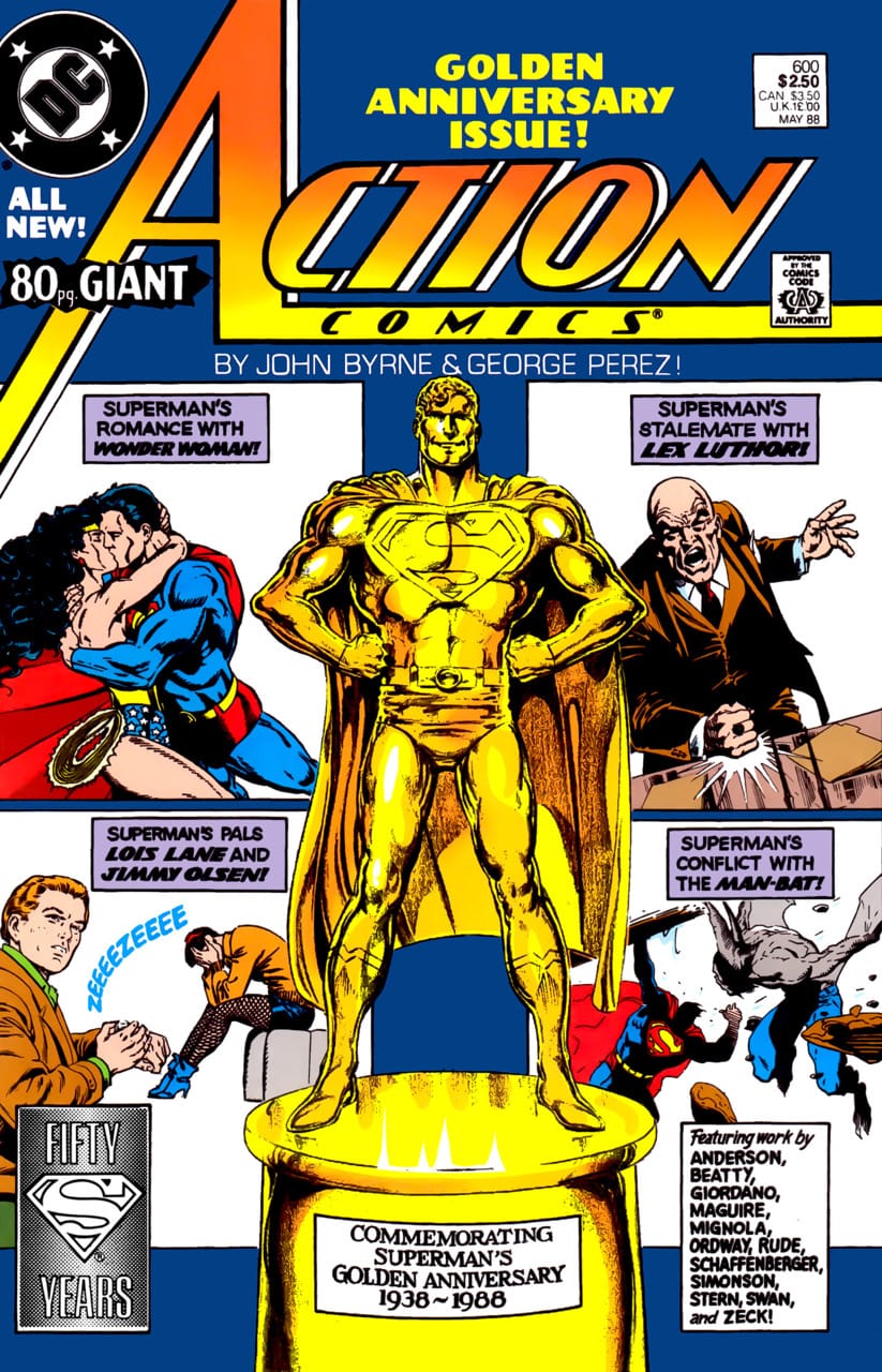 DC Comics COMIC BOOK Action Comics #600 - Different Worlds; True Love?; Games People Play; A Friend in Need; The Dark Where Madness Lies (VF)
