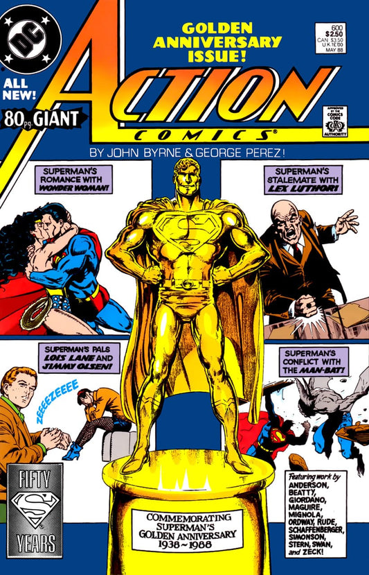 DC Comics COMIC BOOK Action Comics #600 - Different Worlds; True Love?; Games People Play; A Friend in Need; The Dark Where Madness Lies (VF)