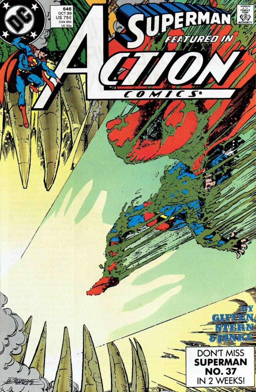 DC Comics COMIC BOOK Action Comics #646 - Burial Ground (VF)