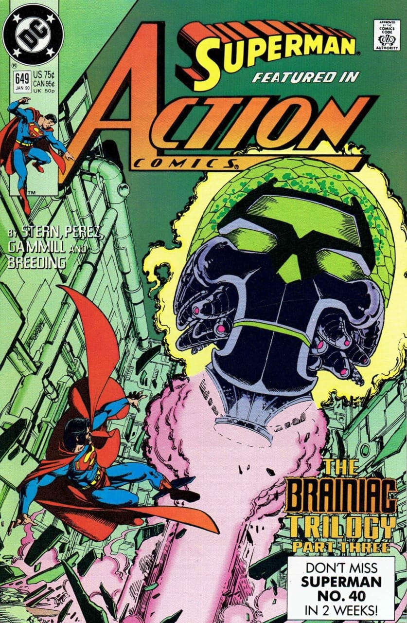 DC Comics COMIC BOOK Action Comics #649 - Man and Machine (VF)