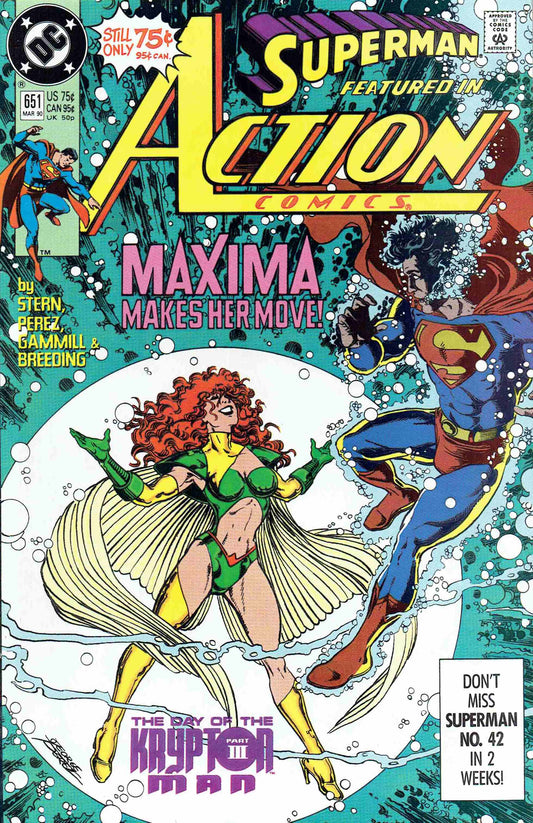 DC Comics COMIC BOOK Action Comics #651 - CVR A (VF/NM)