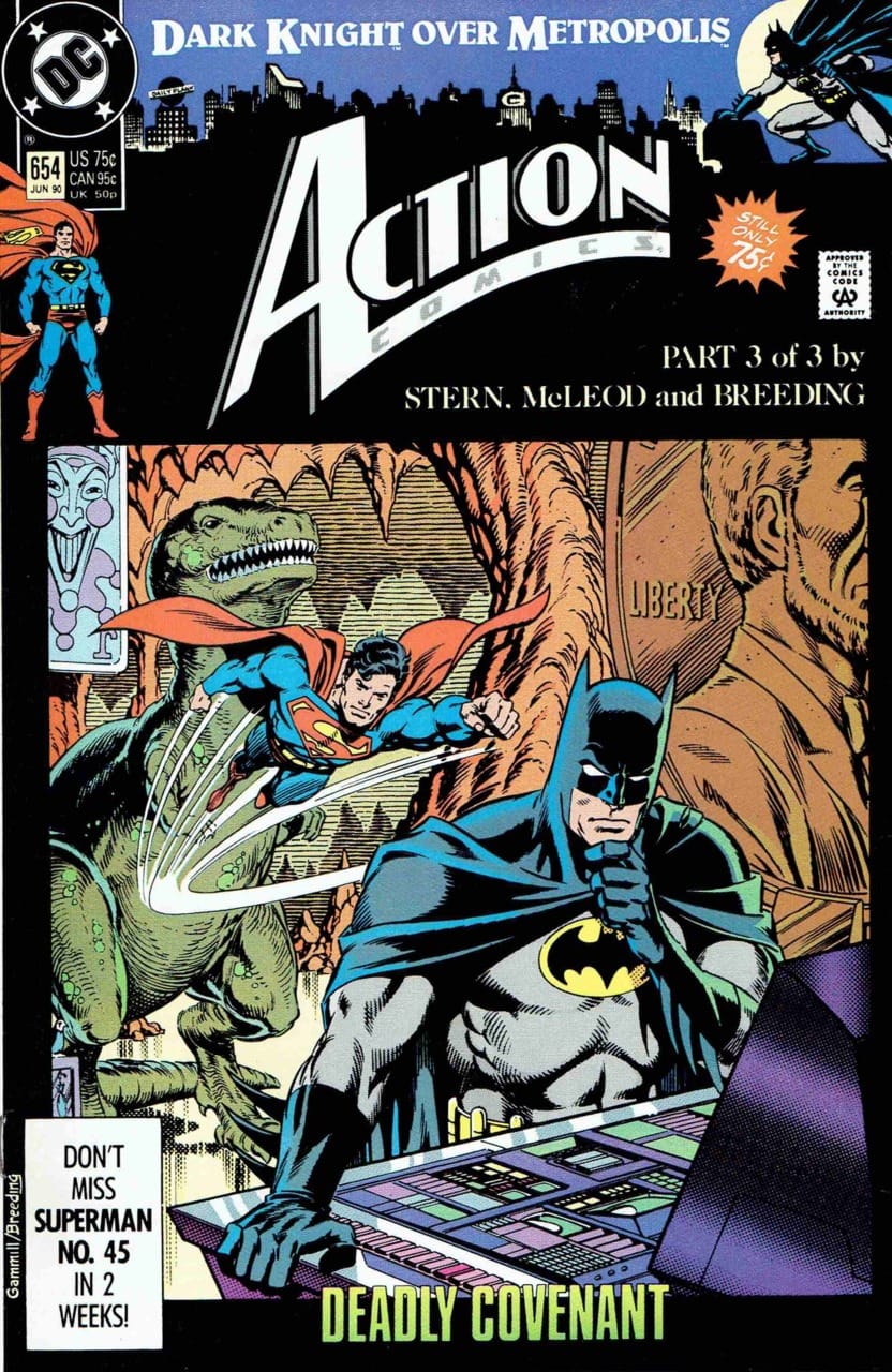 DC Comics COMIC BOOK Action Comics #654 - Deadly Covenant (VF)