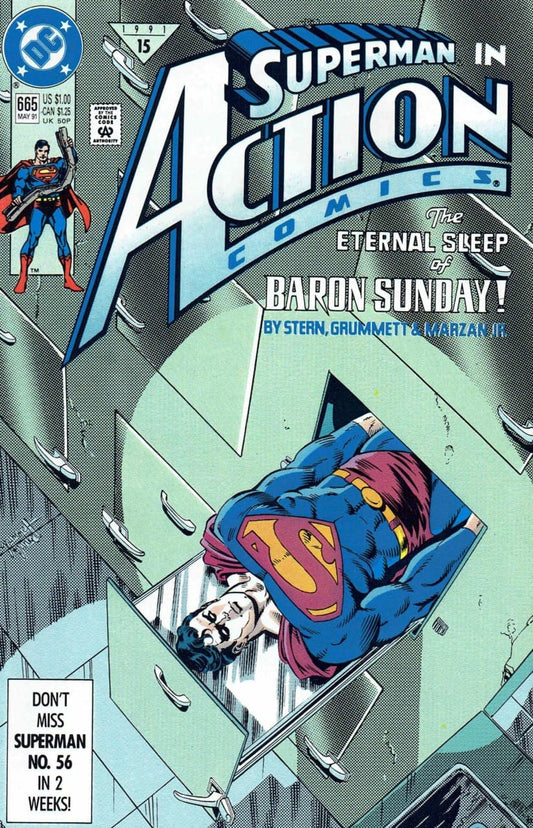 DC Comics COMIC BOOK Action Comics #665 - Wake the Dead! (VF)