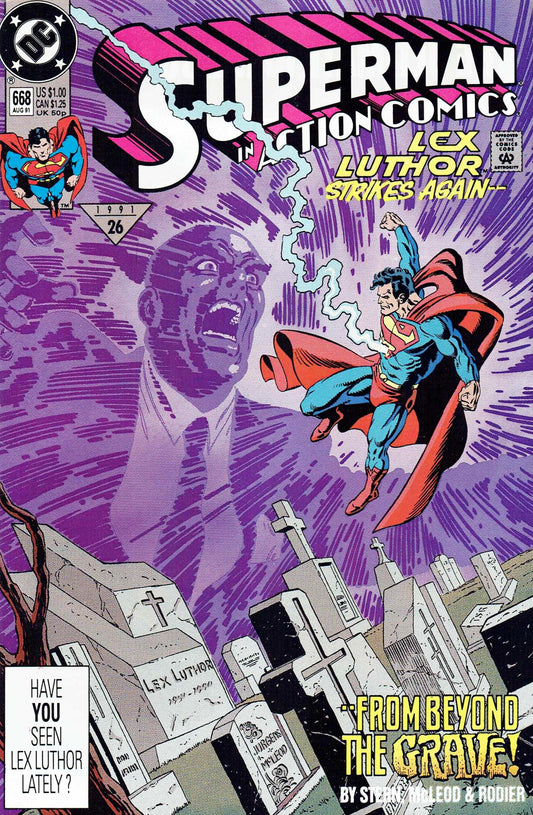 DC Comics COMIC BOOK Action Comics #668 - CVR A (VF/NM)