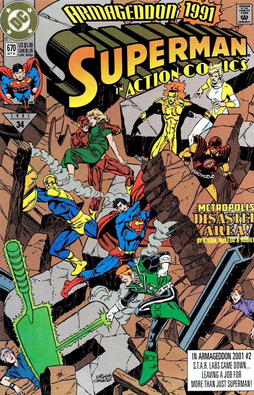 DC Comics COMIC BOOK Action Comics #670 - Skullduggery (VF)