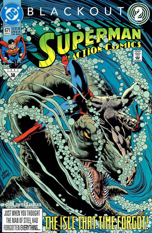 DC Comics COMIC BOOK Action Comics #671 - Missing in Action (VF)