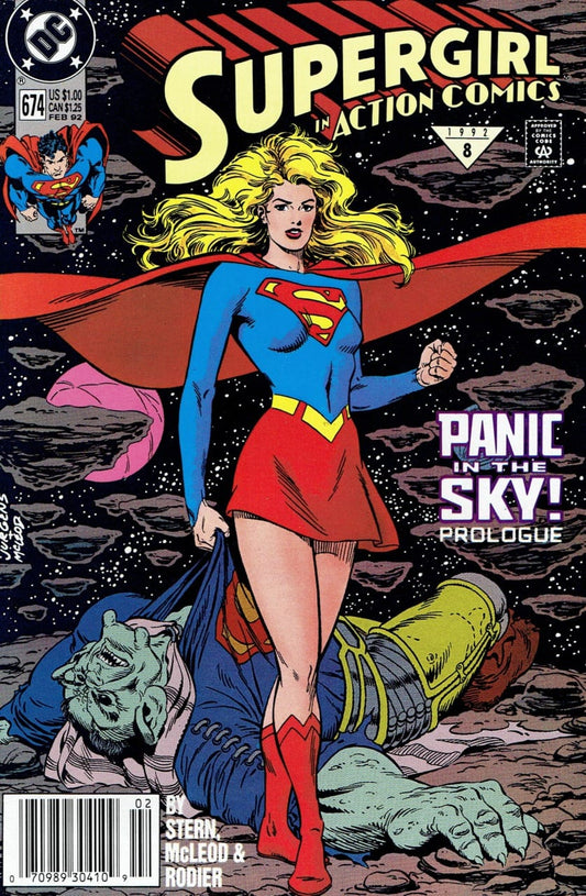 DC Comics COMIC BOOK Action Comics #674 - The Past is Prologue (VF)