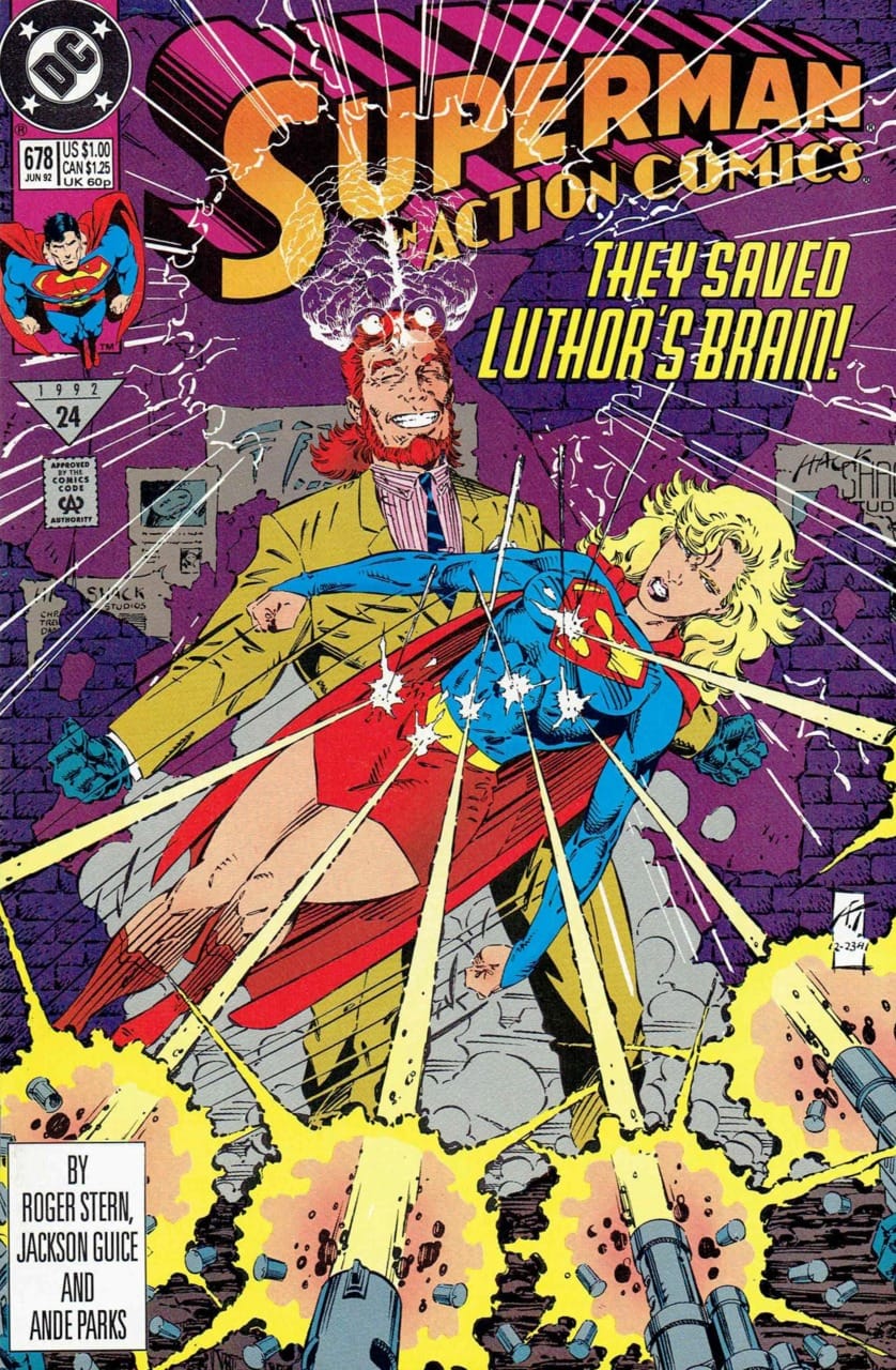 DC Comics COMIC BOOK Action Comics #678 - Talking Heads! (VF)
