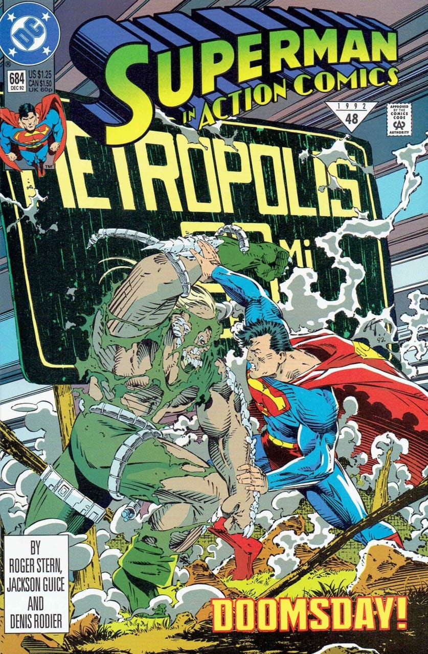 DC Comics COMIC BOOK Action Comics #684 - ...Doomsday is Near! (VF)