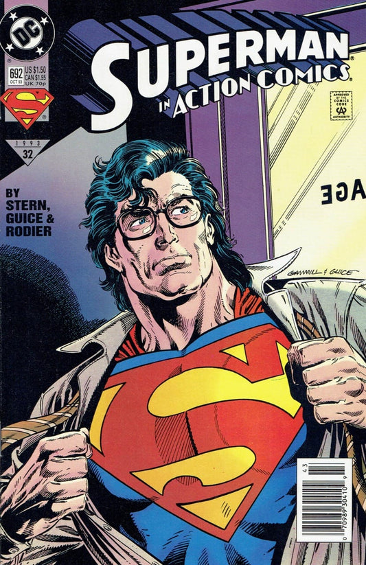 DC Comics COMIC BOOK Action Comics #692 - And Who, Disguised as Clark Kent? (VF)