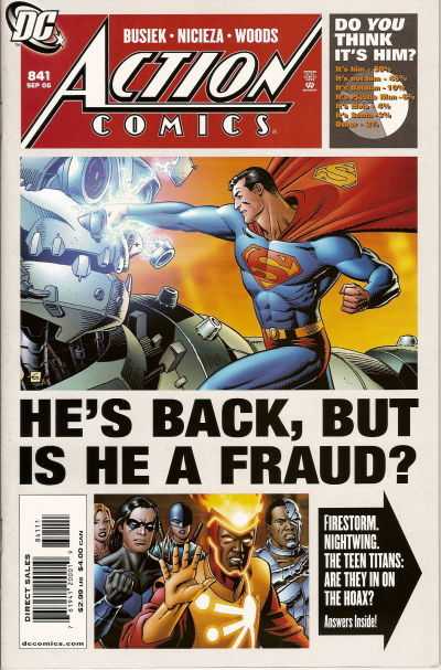 DC Comics COMIC BOOK Action Comics #841 (VF)