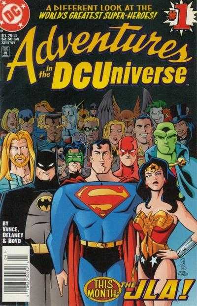 DC Comics COMIC BOOK Adventures in the DC Universe #1 (VF)
