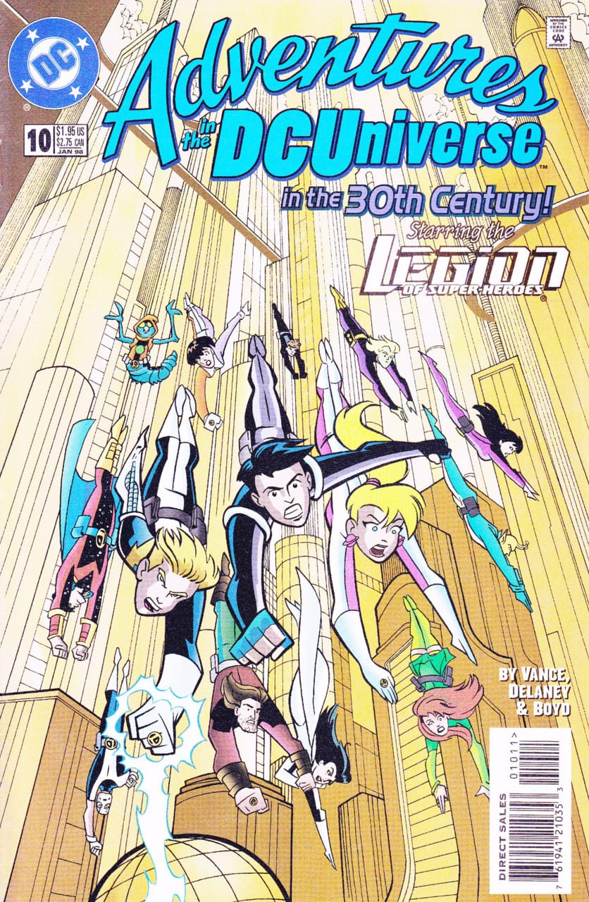 DC Comics COMIC BOOK Adventures in the DC Universe #10 (VF)