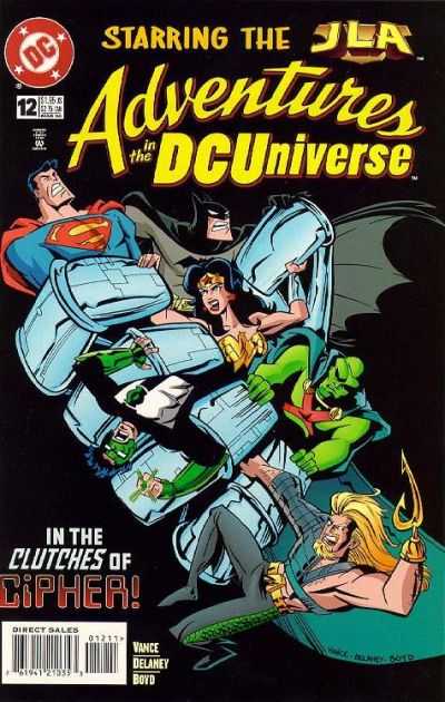 DC Comics COMIC BOOK Adventures in the DC Universe #12 (VF)
