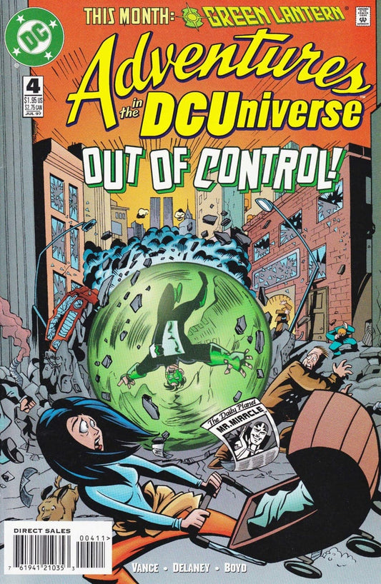 DC Comics COMIC BOOK Adventures in the DC Universe #4 (VF)