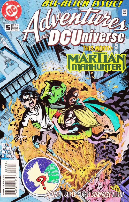 DC Comics COMIC BOOK Adventures in the DC Universe #5 (VF)