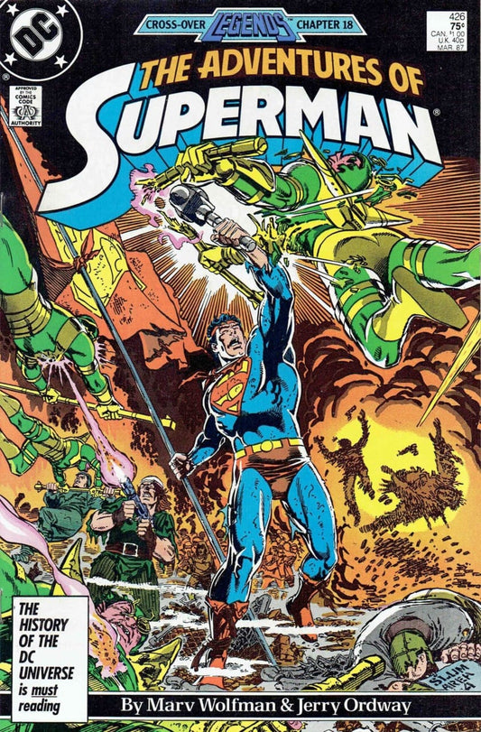 DC Comics COMIC BOOK Adventures of Superman #426 (VF)