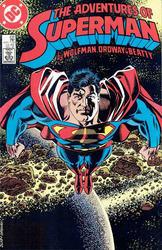 DC Comics COMIC BOOK Adventures of Superman #435 (VF)