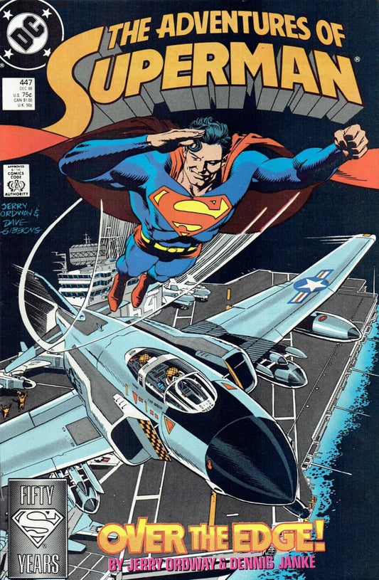 DC Comics COMIC BOOK Adventures of Superman #447 (VF)