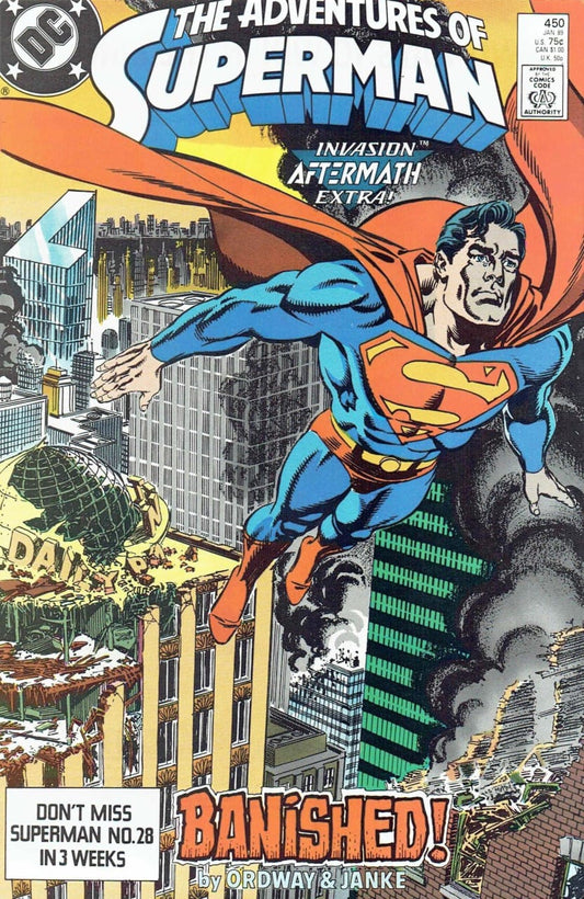 DC Comics COMIC BOOK Adventures of Superman #450 (VF)