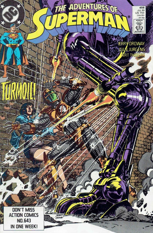 DC Comics COMIC BOOK Adventures of Superman #456 (VF)