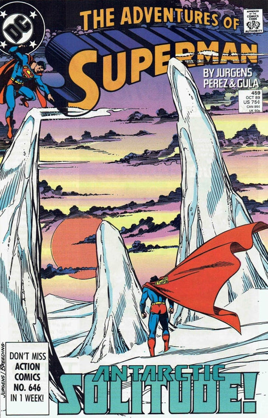 DC Comics COMIC BOOK Adventures of Superman #459 (VF)