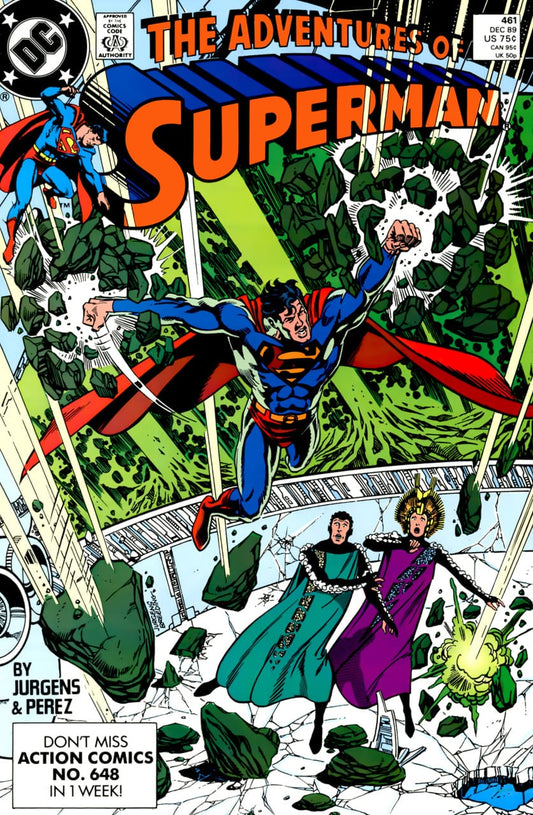DC Comics COMIC BOOK Adventures of Superman #461 (VF)