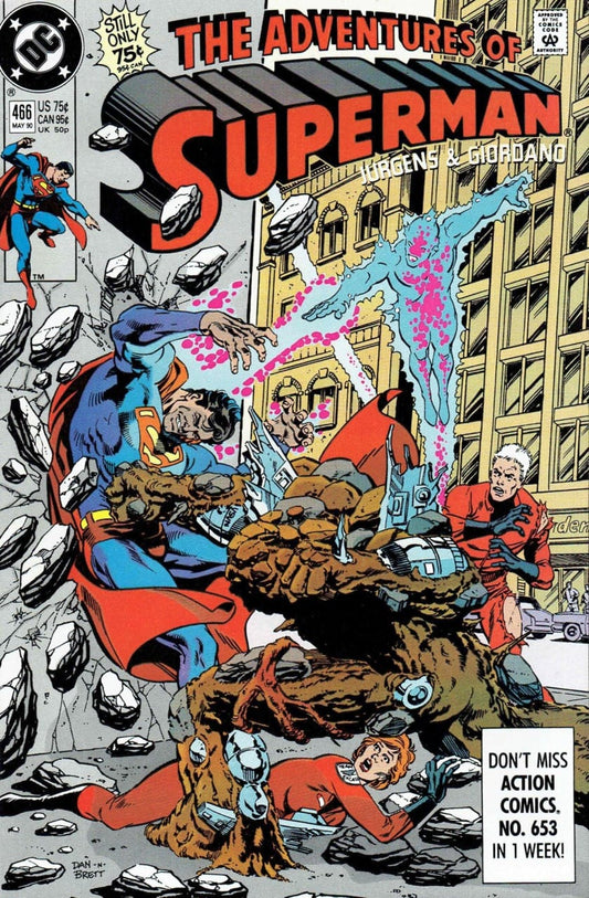 DC Comics COMIC BOOK Adventures of Superman #466 (VF)