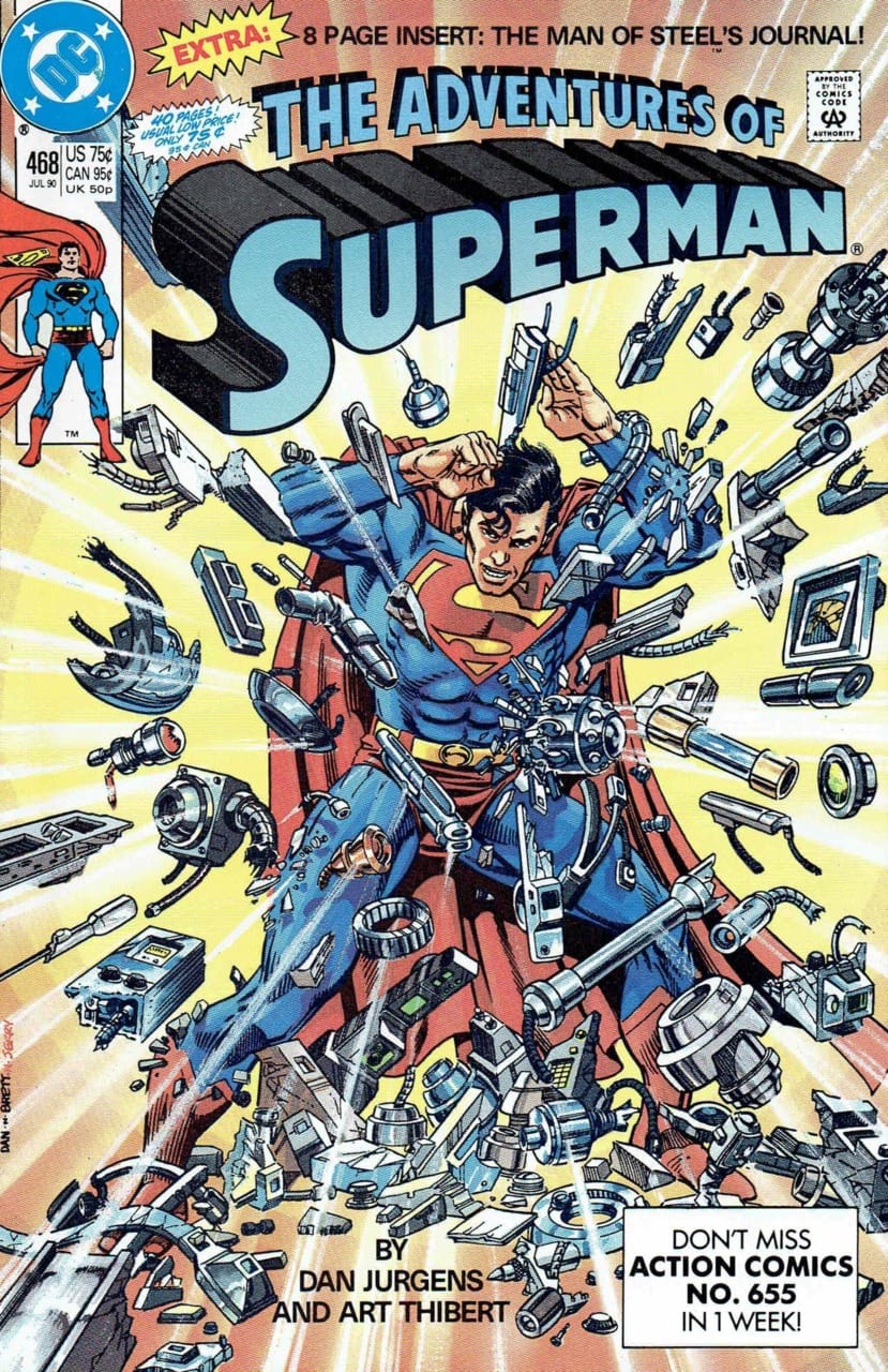 DC Comics COMIC BOOK Adventures of Superman #468 (VF)