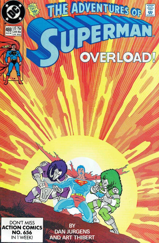DC Comics COMIC BOOK Adventures of Superman #469 (VF)